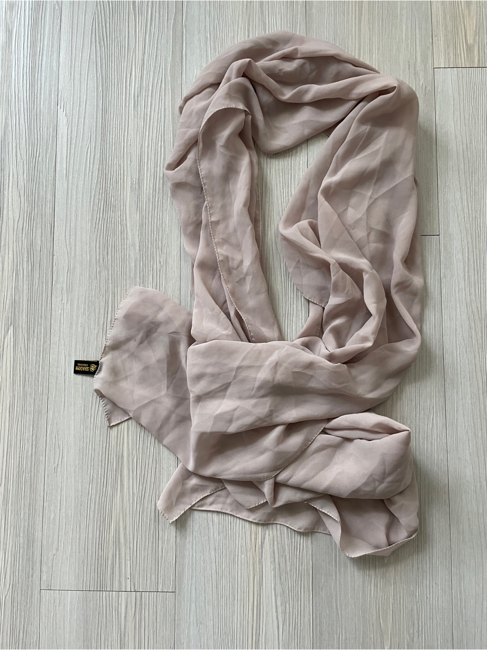 Light Blush Chiffon Women's 70 inch Scarf